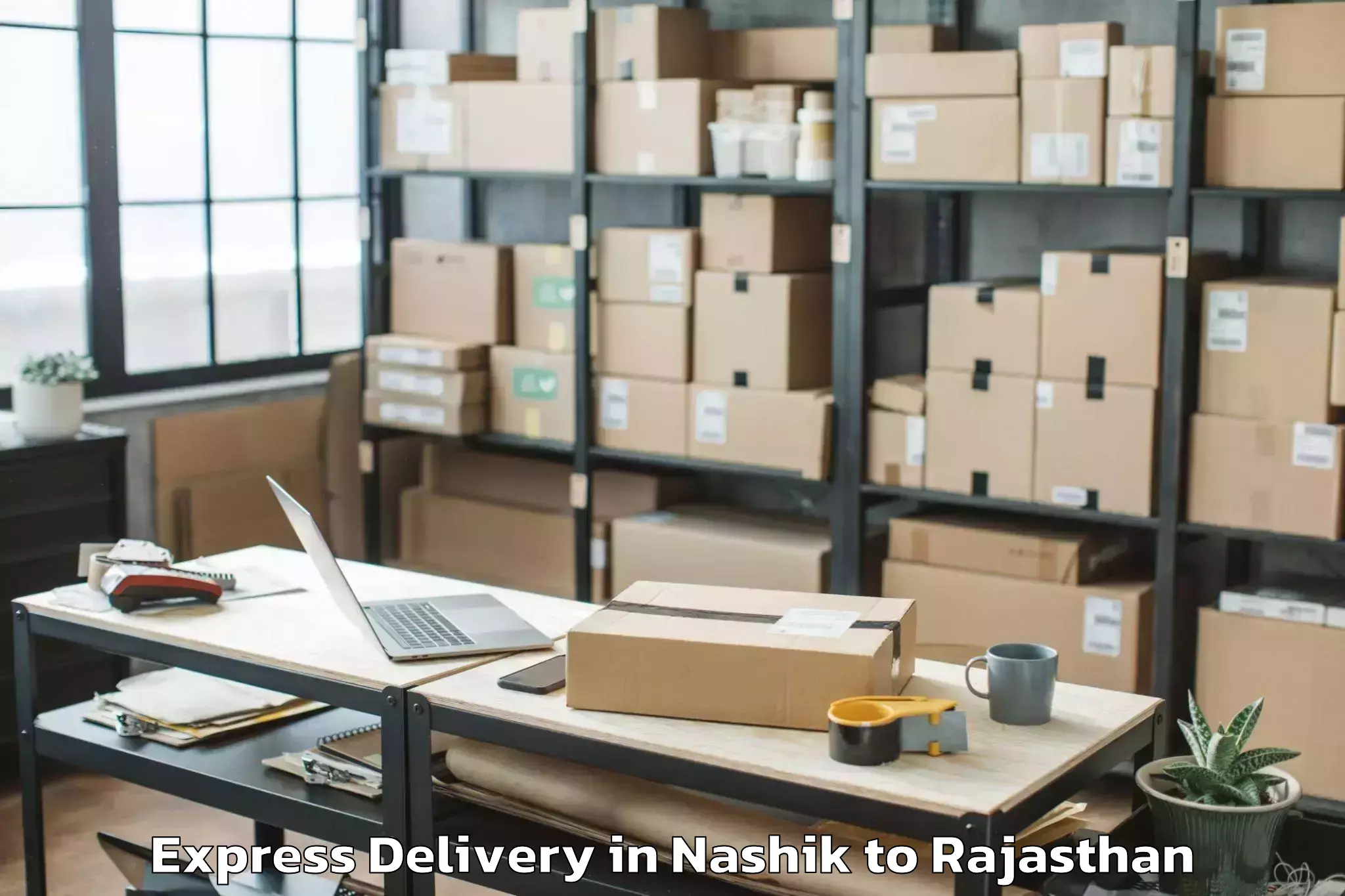 Easy Nashik to Icfai University Jaipur Jaipur Express Delivery Booking